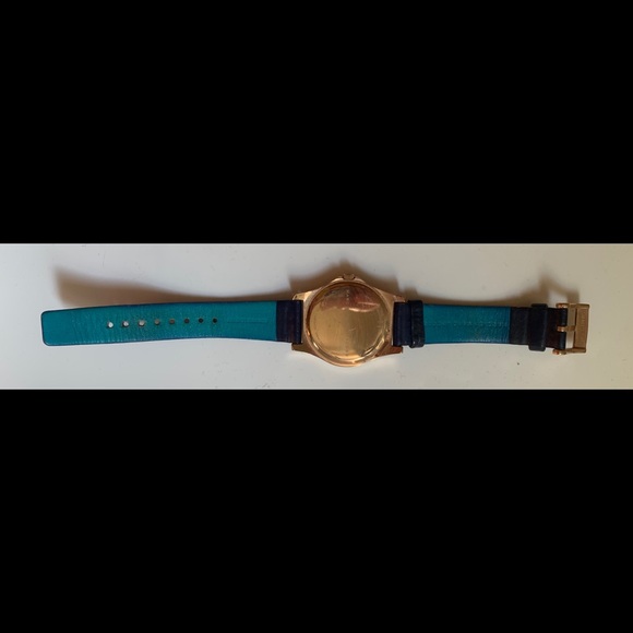 Marc Jacobs Slim Skipper Blue Leather Strap Watch - Picture 4 of 4